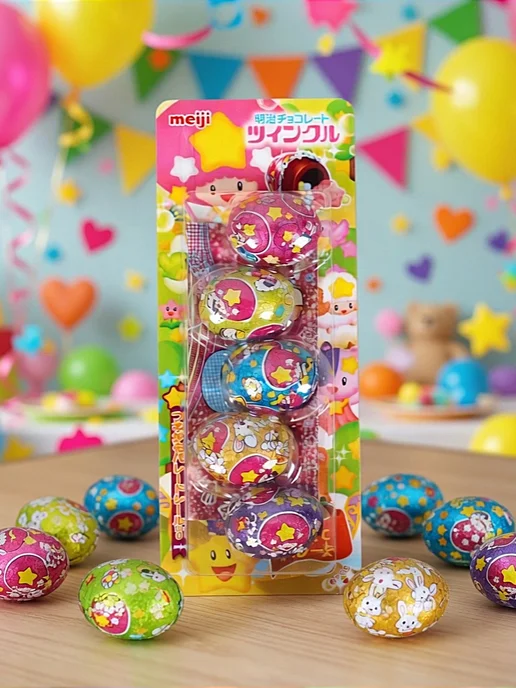Meiji Шоколадное яйцо с сюрпризом Twinkle, 26 г, 26 г
