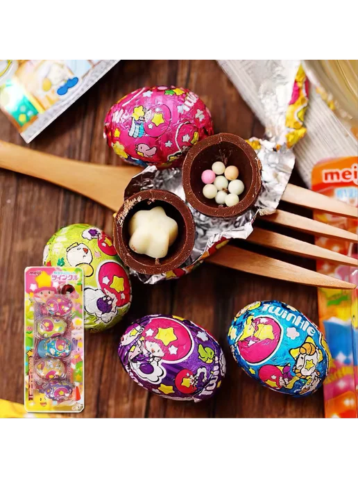 Meiji Шоколадное яйцо с сюрпризом Twinkle, 26 г, 26 г, фото 2