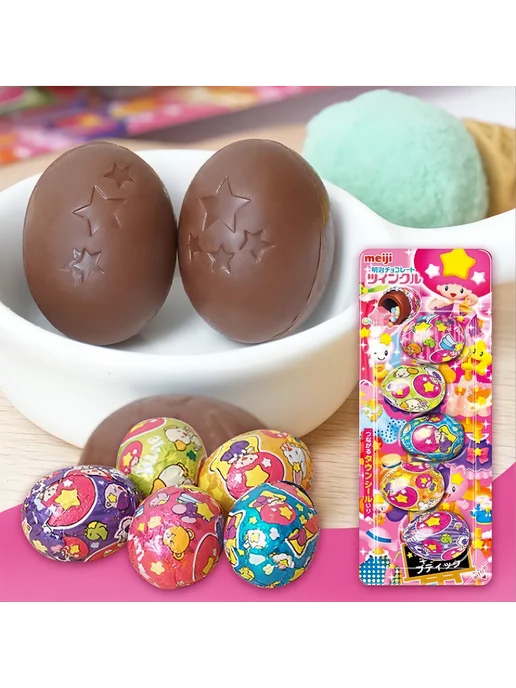 Meiji Шоколадное яйцо с сюрпризом Twinkle, 26 г, 26 г, фото 3