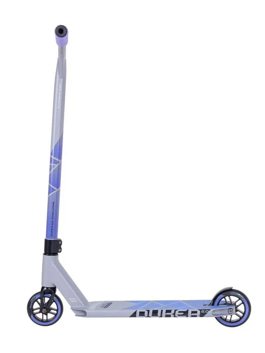 TechTeam Трюковой самокат Tech Team Duker 2.0 grey purple 2024, серый, фото 4
