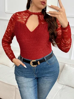 Блузка нарядная больших размеров ТЫСЯЧА СТОЛИЦ QIANZHIDU 391958066 купить за 1 359 ₽ в интернет‑магазине Wildberries