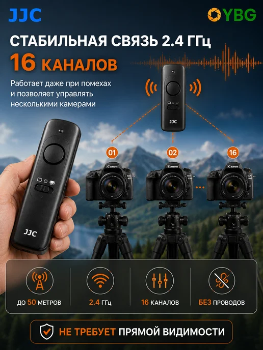 JJC Пульт дистанционного управления RF-SWC для Canon, вариант, фото 3