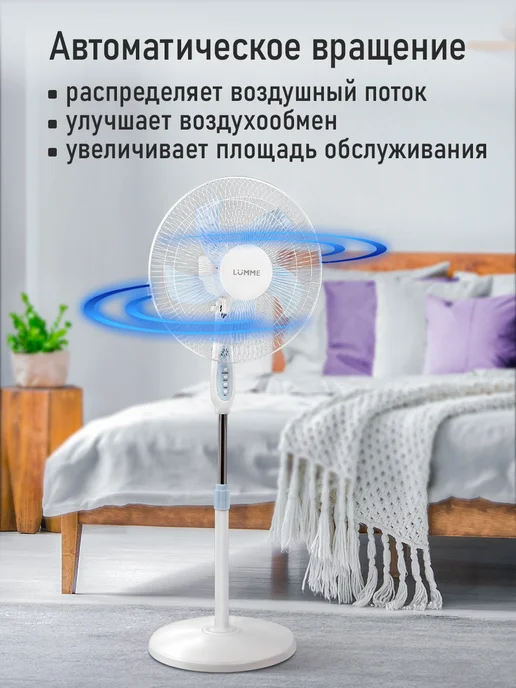 LUMME Вентилятор напольный для дома, вариант, фото 7