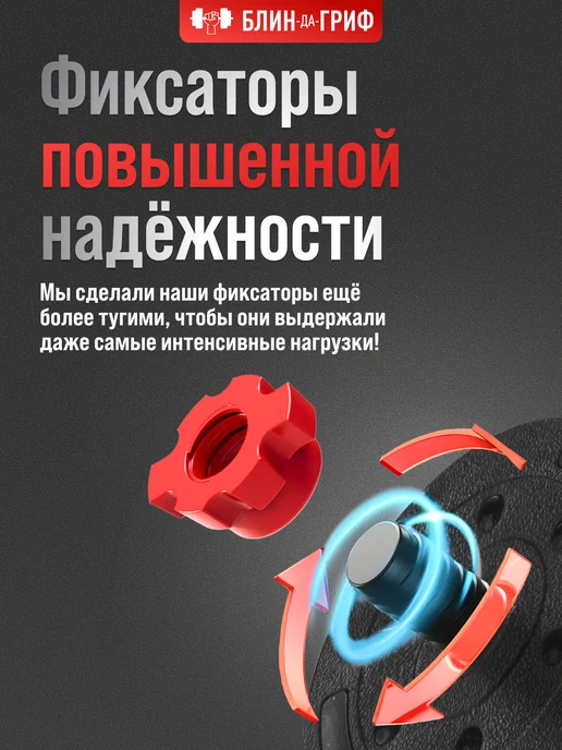 BDGPRO Гантели разборные 2шт 5кг 10кг 15кг 20кг 30кг 40кг штанга, 2 шт, 5 кг, фото 3
