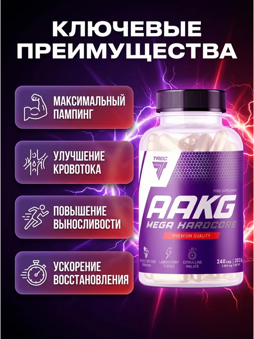 Trec Nutrition AAKG Mega Hardcore, вариант, фото 2