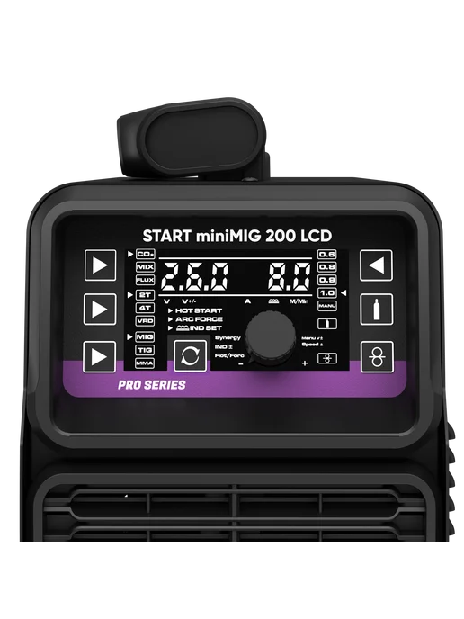 STARTWELD Сварочный полуавтомат START miniMIG 200 LCD, фиолетовый, фото 6