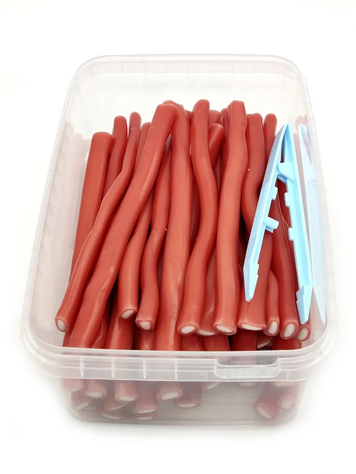 Fruity time Жевательный мармелад Клубника 250гр карандаши, 700 г, фото 6