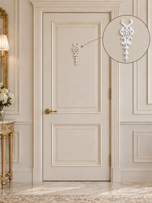 DECOR KZ Лепнина из полиуретана на стену декоративный Орнамент О44 М, 44 м, фото 4