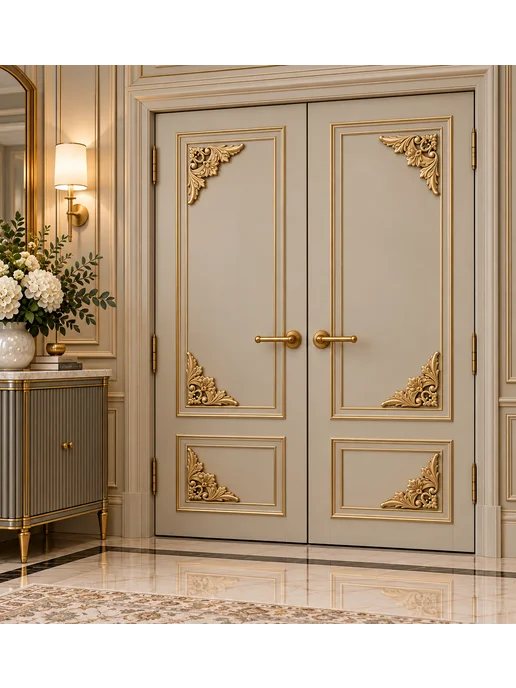 DECOR KZ Угол декоративный из полиуретана для стен У22-DD23, вариант, фото 3