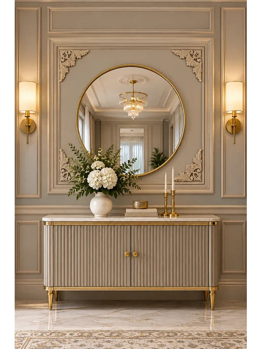 DECOR KZ Угол декоративный из полиуретана для стен У22-DD23, вариант, фото 4