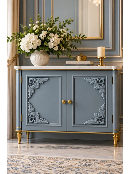DECOR KZ Угол декоративный из полиуретана для стен У22-DD23, вариант, фото 6
