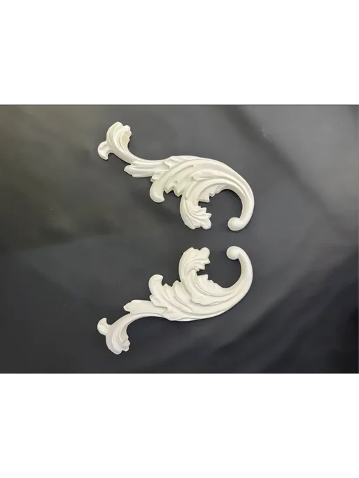 DECOR KZ Лепнина О9 веточка комплект ЛП, вариант, фото 2