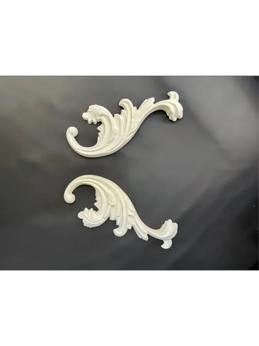 DECOR KZ Лепнина О9 веточка комплект ЛП, вариант, фото 3
