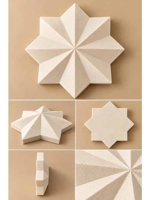 DECOR KZ Декоративная лепнина из полиуретана О3 шапочка 100*100, 100x100, фото 6