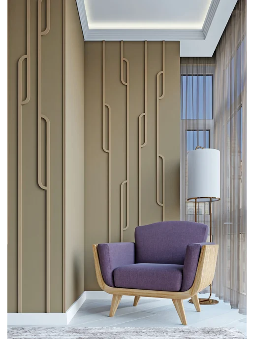 DECOR KZ Декоративный угловой элемент У32 к молдингу М19 белло деко, вариант, фото 5