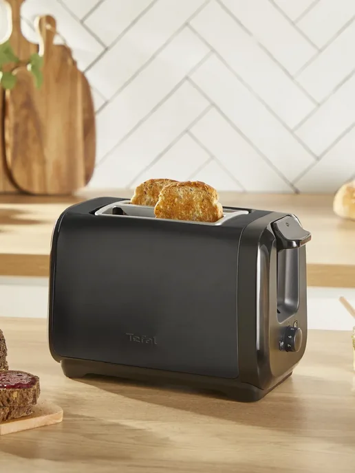 Tefal Тостер для хлеба Subito TT5S18E0, 2 слота, черный, фото 8