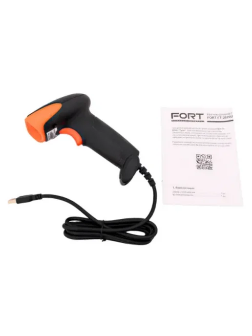Сканер штрих-кода FORT FT-2020U Тукан USB черный, черный, фото 2