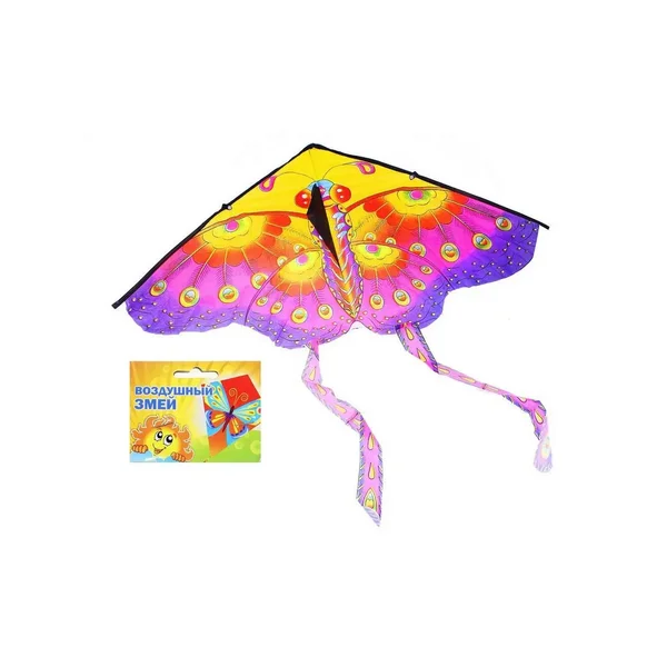 Воздушный змей "Бабочка с усиками", с леской 30 метров