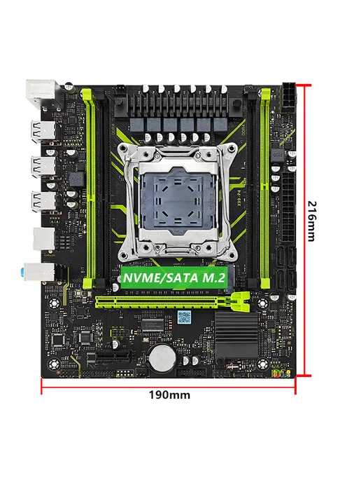 Huassen X99 комплект материнская плата с E5 2650 V3 16G DDR4 RAM, 16 г, фото 4