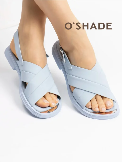 O`SHADE Босоножки летние, голубой, фото 2