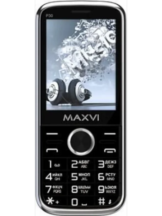 Maxvi Телефон мобильный Р30 Black 2 SIM 32Мб Черный, черный, фото 2