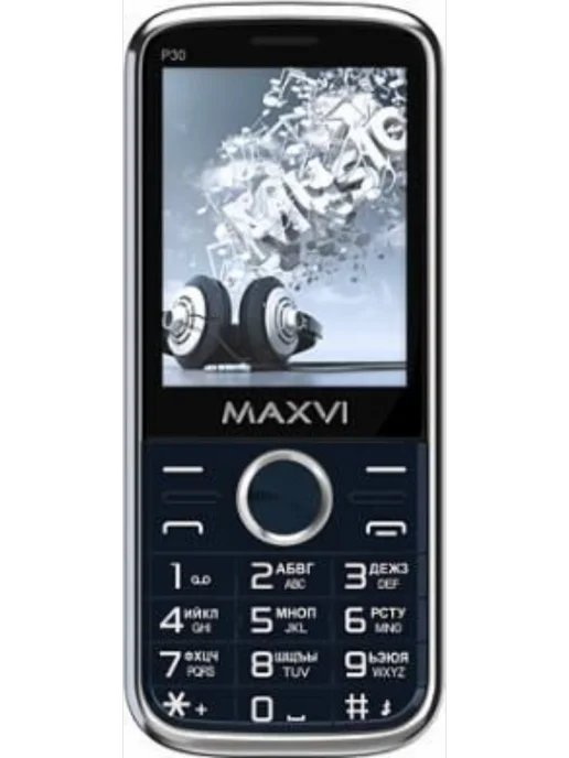 Maxvi Телефон мобильный Р30 Black 2 SIM 32Мб Черный, черный, фото 3