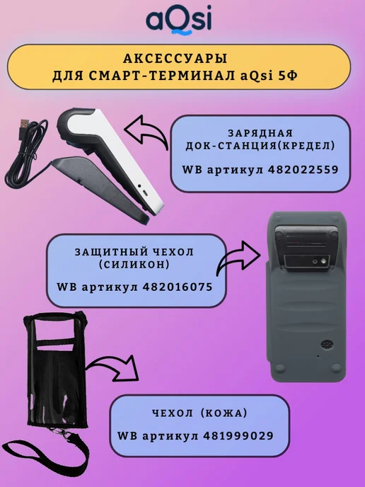 AQSI Онлайн-касса 5Ф с банковским терминалом 3-в-1, вариант, фото 12