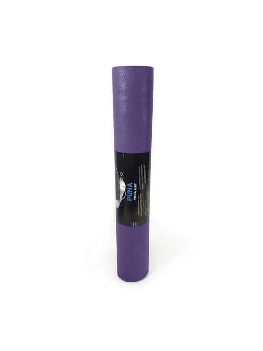 RamaYoga Коврик для йоги и фитнеса Puna 185 см + очищающий спрей, фиолетовый, фото 4