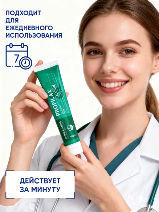 PROFILAX Зубная паста от кариеса 100 гр, 100 г, фото 4