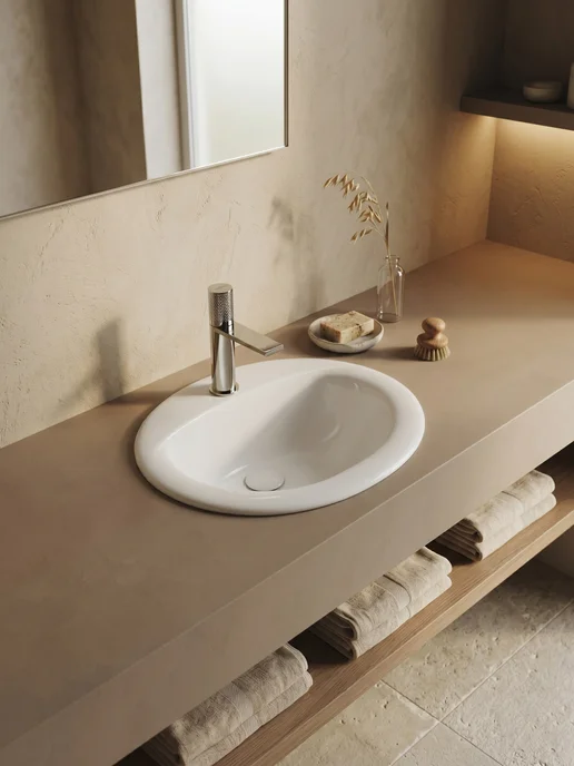 Ceramicanova Врезная раковина в ванную Sun, 51,5х45,5 см, вариант, фото 8