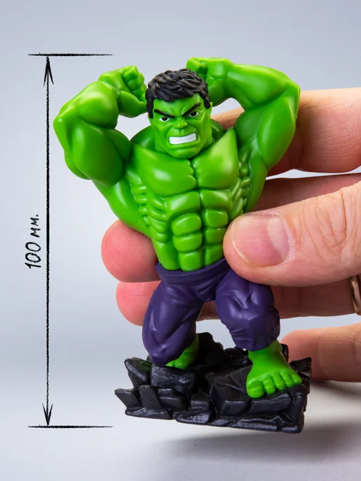 Disney & MARVEL Фигурка игрушка супер герои MARVEL Халк, черный, фото 7