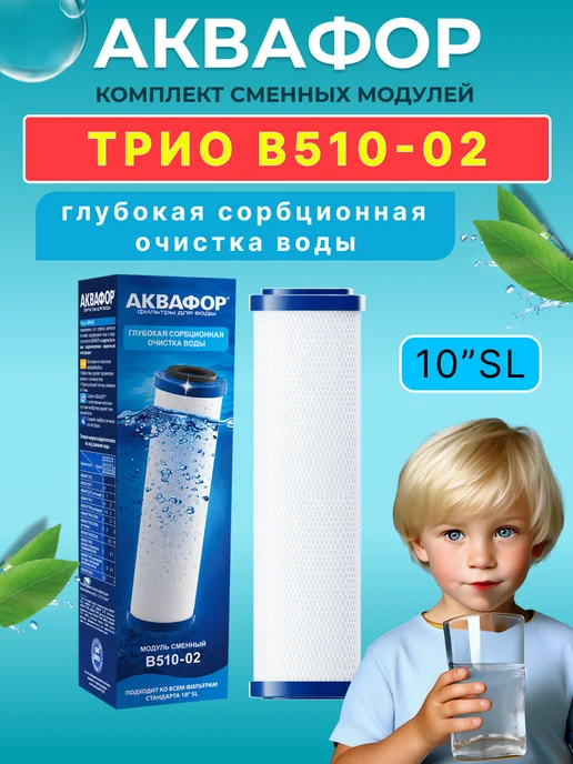 Аквафор Сменный фильтрующий модуль Трио В510-02, вариант