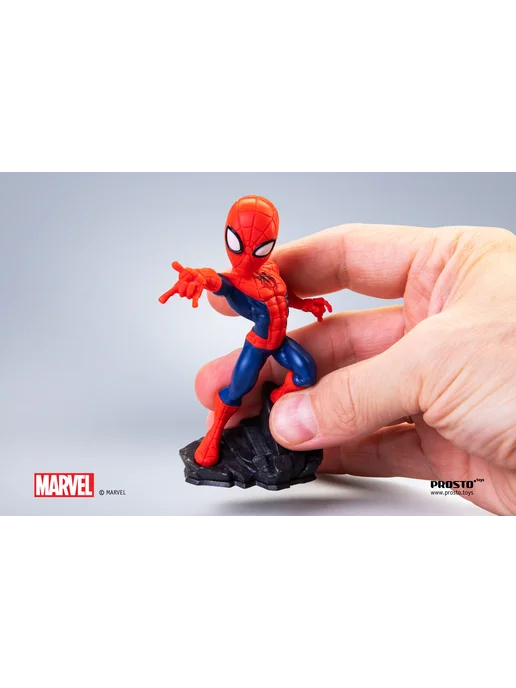 Disney & MARVEL Фигурка игрушка супер герои MARVEL Человек Паук, черный, фото 5