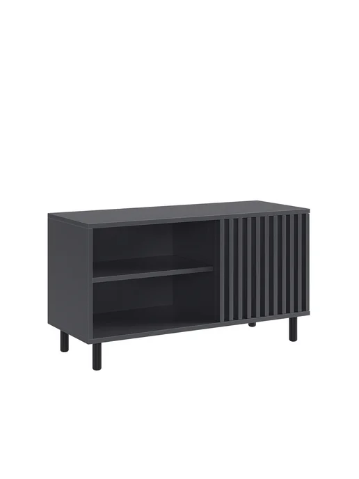Мебельно Обувница в прихожую узкая Топ Макси, серый, фото 6