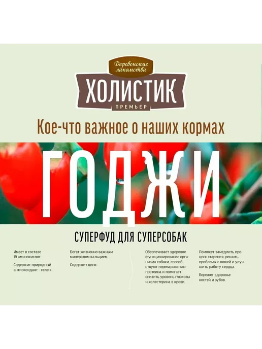 Сухой корм Деревенские лакомства Премьер для собак, ягненок, 2 кг, фото 3