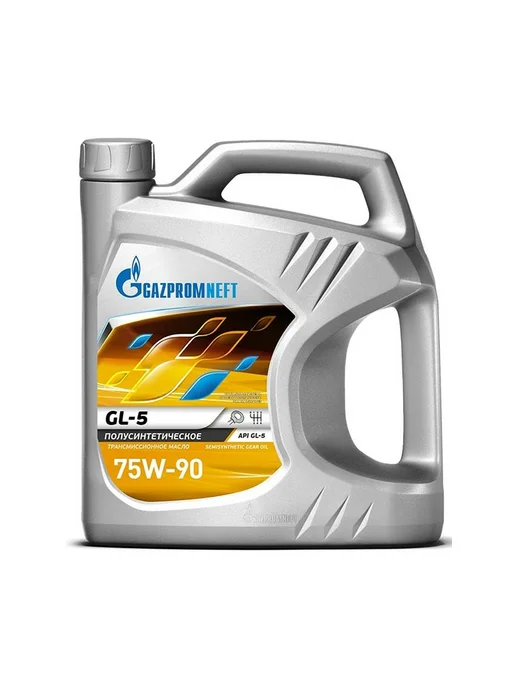 Gazpromneft Масло трансмиссионное 75W-90 Gl-5 полусинт 4 л, 4 л, фото 3