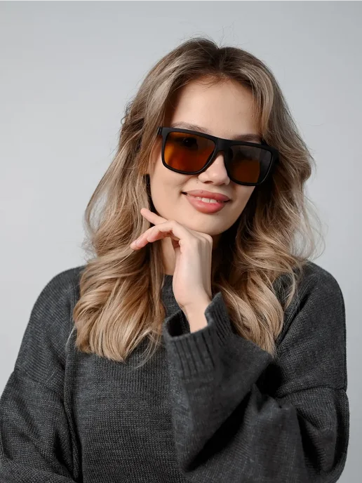 RRR Shop Очки для водителя с поляризацией, серый, фото 3