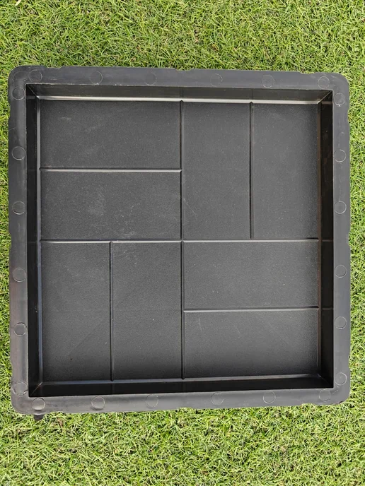 Точно-Крепко Форма для плитки тротуарной 8 кирпичей 30*30*4см, 10шт, 30x30, 10 шт, фото 7