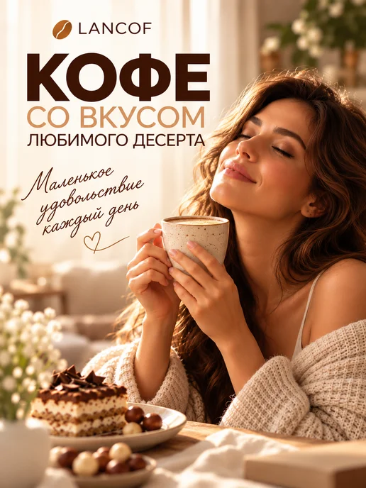 lancof Кофе в зернах 250 г Бархатный трюфель, 250 г, фото 2