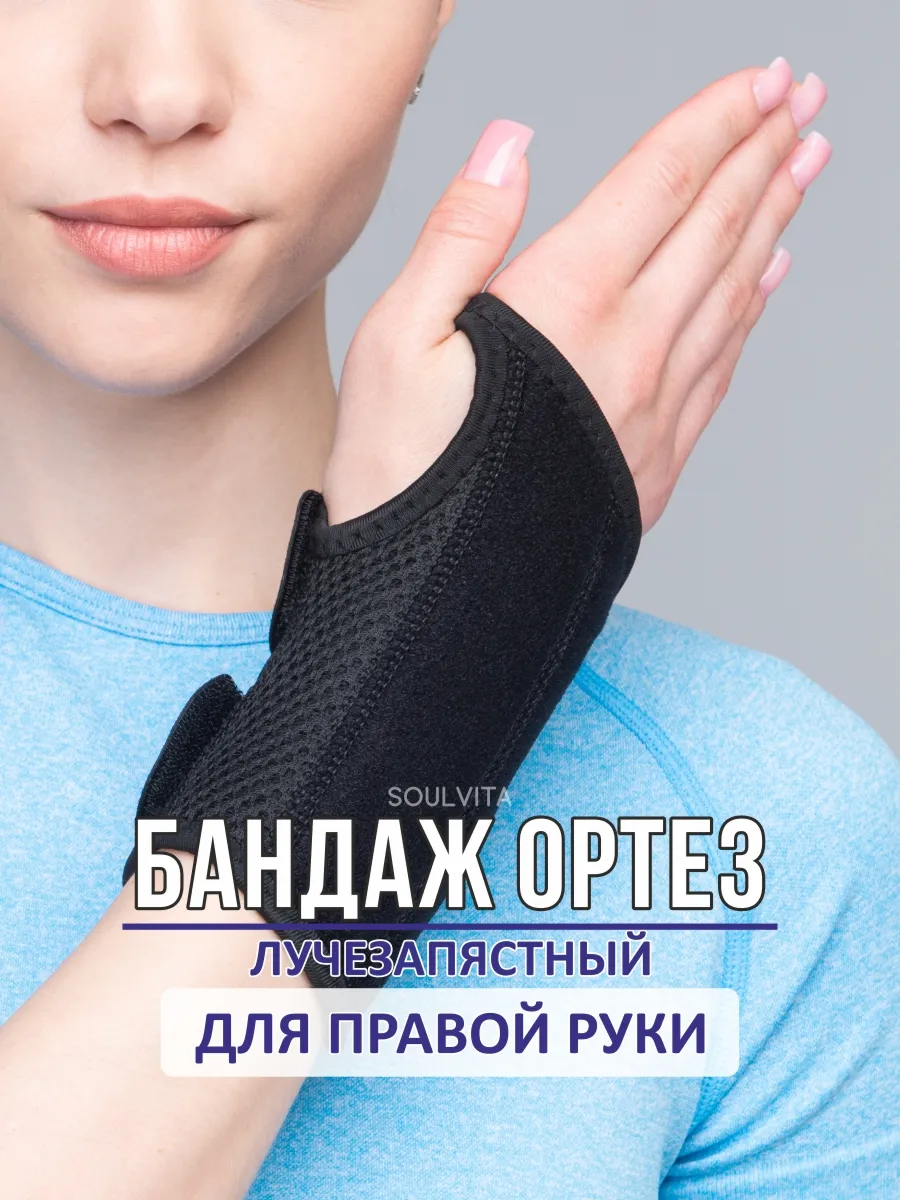 Бандаж на лучезапястный сустав бандаж для правой руки