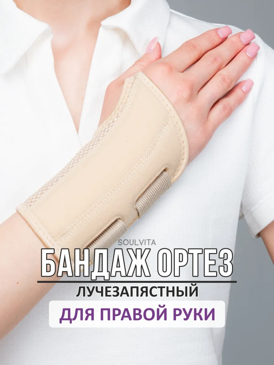Бандаж на лучезапястный сустав бандаж для правой руки
