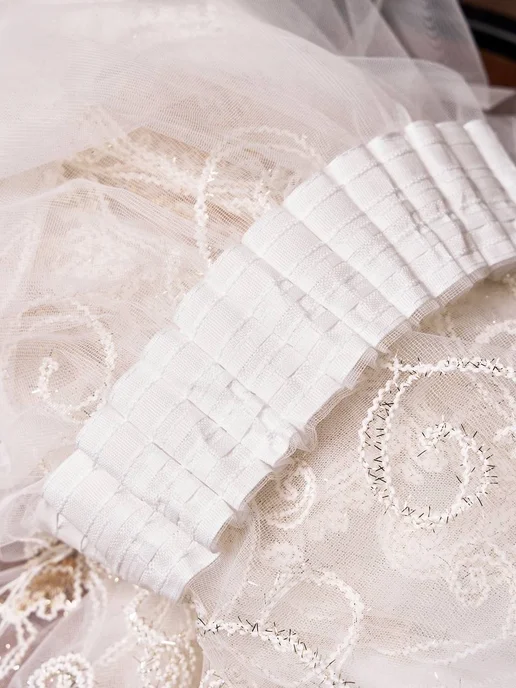 Tulle тюль сетка с вышивкой в спальню и гостиную 200х250 см, 200x250 см, фото 5