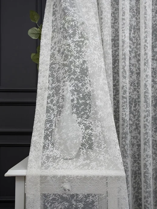 Ruby home decor Тюль мрамор в гостиную 200х250, 200x250, фото 7