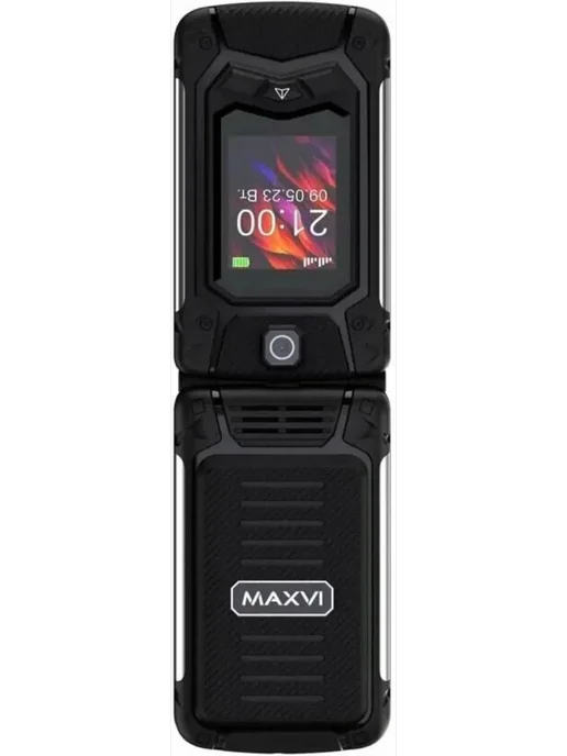 Maxvi Телефон мобильный E10 Black 2 SIM 32Мб Черный, черный, фото 4