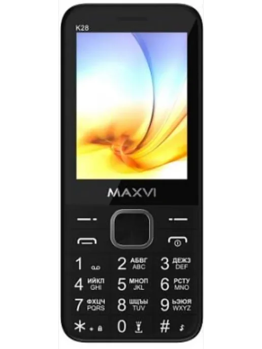 Maxvi Телефон мобильный K28 Black 2 SIM 32Мб Черный, черный, фото 2