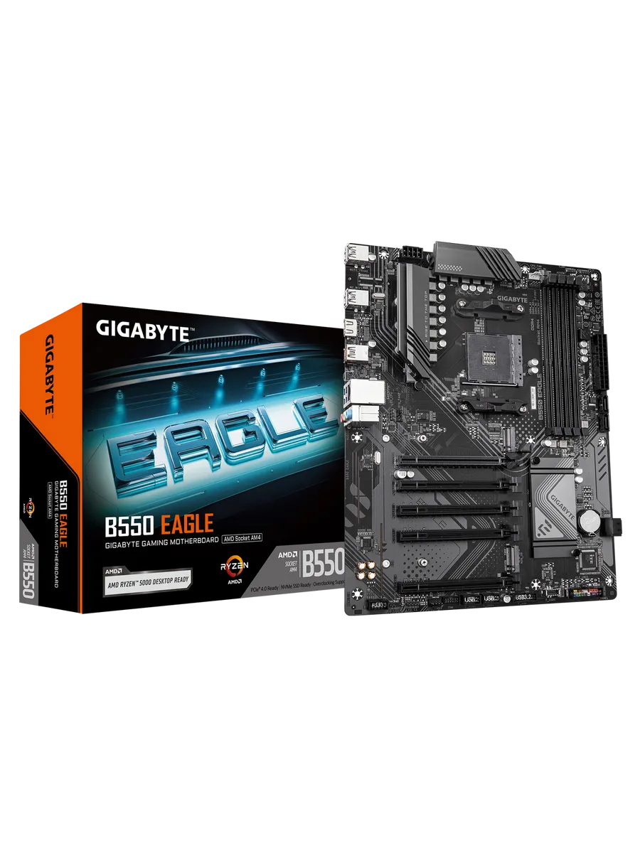 Материнская плата B550 EAGLE AM4 AMD B550 ATX RTL Gigabyte 395508002 купить за 8 957 ₽ в интернет‑магазине Wildberries