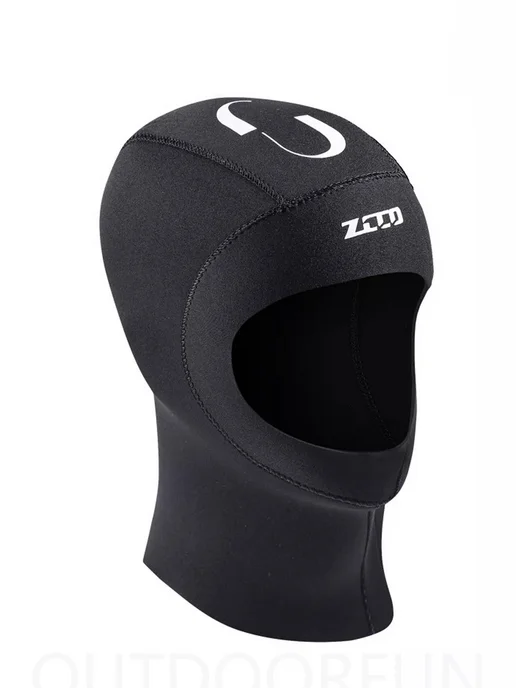 ZCCO 3-миллиметровый неопреновый шлем для воды, черный, фото 3