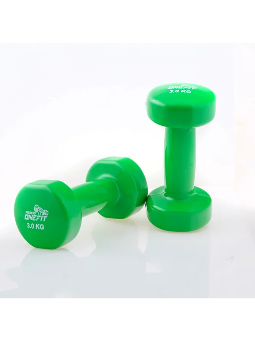 OneFit Гантели для фитнеса 3 кг 2 штуки, 3 кг, фото 8