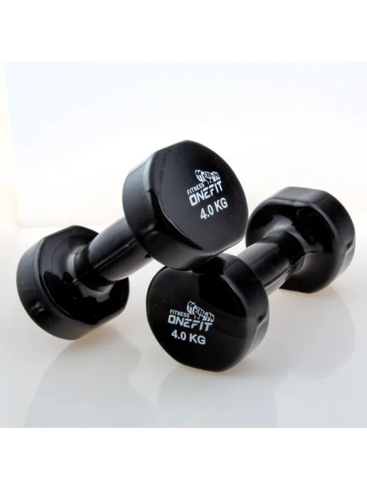 OneFit Гантели для фитнеса 4 кг 2 штуки, 4 кг, фото 7