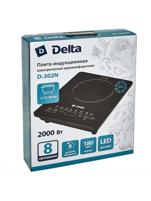 Delta Плита индукционная настольная, черный, фото 4